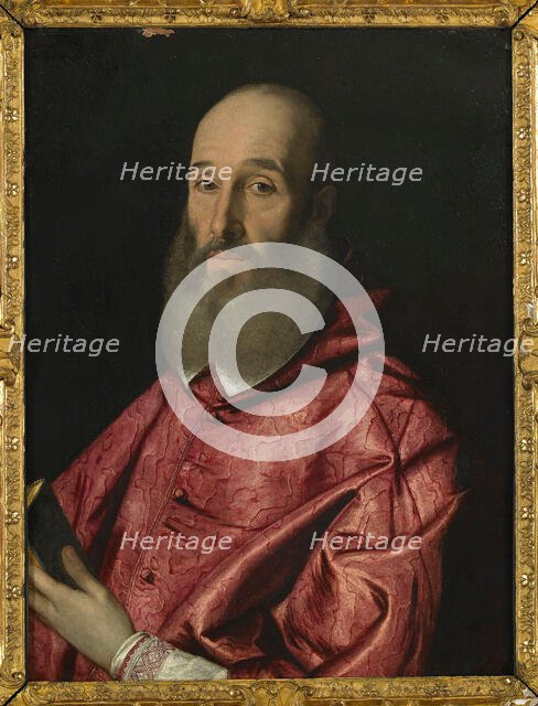 Portrait of Cardinal Giovanni Antoine Perrenot de Granvelle (1517-1586), 1576. Creator: Pulzone; Scipione (1550-1598).