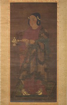 Prince Shotoku at Age Sixteen, 14th century. Creator: Unknown.