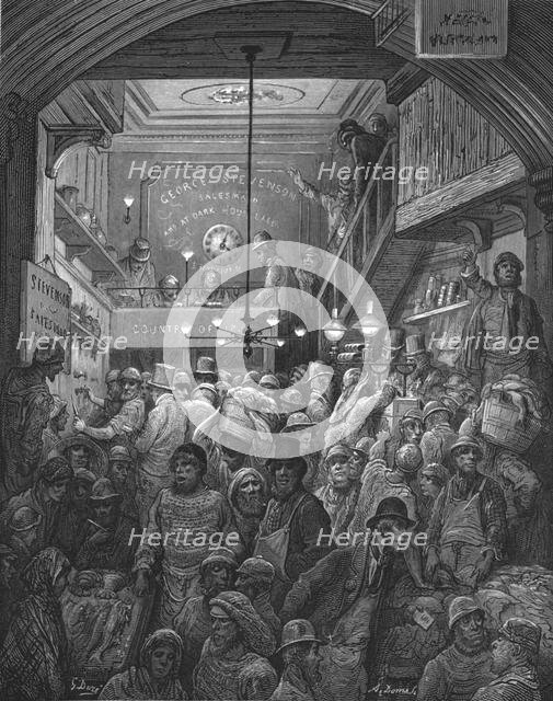 'Billingsgate - Early Morning', 1872.  Creator: Gustave Doré.
