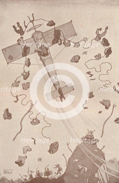 'More Crime in the Air', c1918 (1919). Artist: W Heath Robinson.