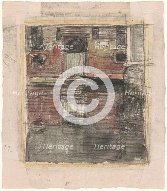 Reflections, Venetian Canal, c. 1900-1920. Creator: Eugene Laurent Vail.