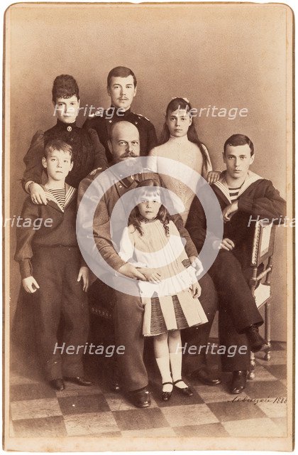 The Romanovs: The Family of the Emperor Alexander III , 1888.