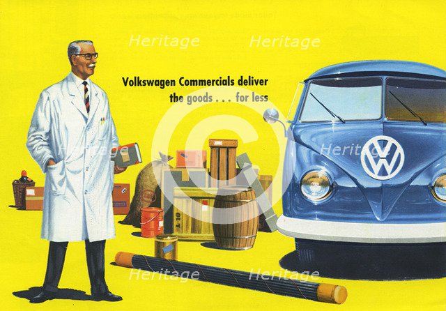 1960 Volkswagen commercial vehicle brochure Artist: Unknown.