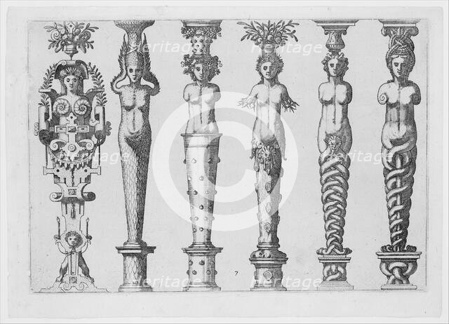 Caryatidum (...) sive Athlantidum Multiformium (...), ca. 1565. Creator: Hans Vredeman de Vries.