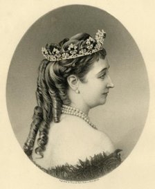 'Eugenie, Empress Regent of France', c1872. Creator: Francis Holl.