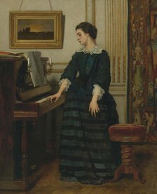 L'absence. Creator: Stevens, Alfred (1823-1906).