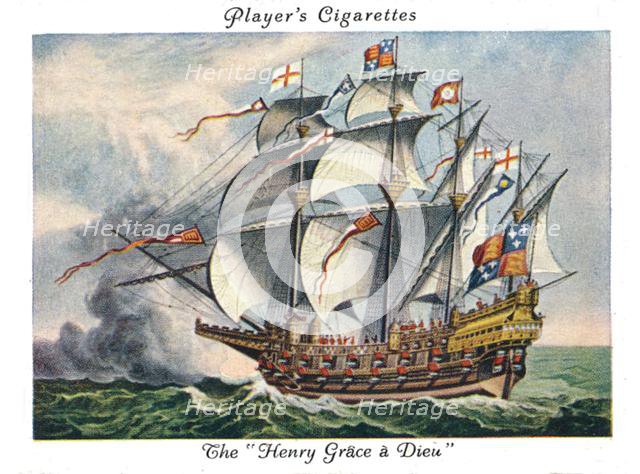 The "Henry Grace a Dieu"("Great Harry"), 1936. Creator: Unknown.