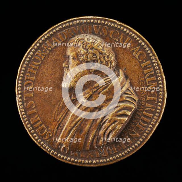 Cristoforo Madruzzo, 1512-1587, Cardinal, Prince Bishop of Trent 1539...[obverse], 1552 or after. Creator: Pietro Paolo Galeotti.