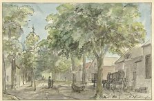 Village street in Lage Vuursche, 1800. Creator: Juriaan Andriessen.