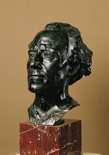 Gustav Mahler, 1909. Creator: Auguste Rodin.