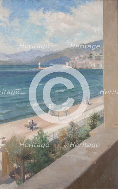 From my Window in Cannes, 1891. Creator: Albert Edelfelt.