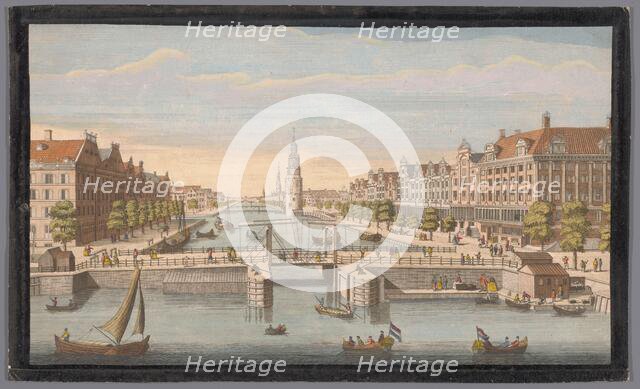 View of the Oudeschans in Amsterdam seen from the IJ, 1752. Creator: Anon.