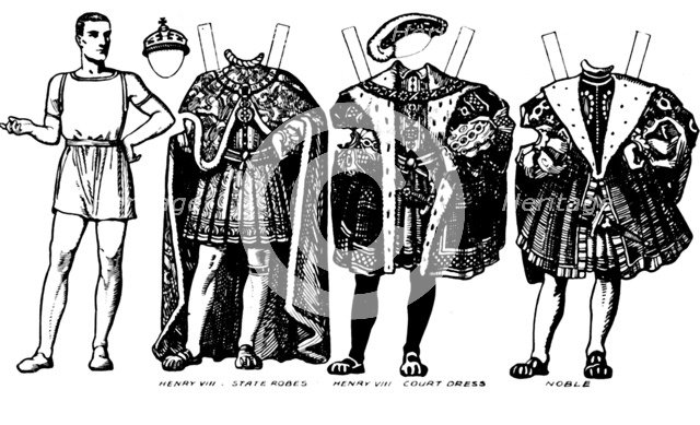 'The Great Gallery of British Costume: Dress Worn in Henry The Eighth's Time', c1934. Artist: Unknown.