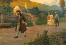 The Lonely Master (Beethoven on a walk near Vienna), 1908. Creator: Nowak, Otto Robert (1874-1945).