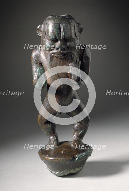Figurine of the God Bes, 711-657 B.C.. Creator: Unknown.