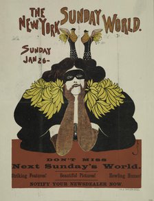 The New York Sunday world. Sunday Jan 26. 1896, c1893 - 1897. Creator: Unknown.