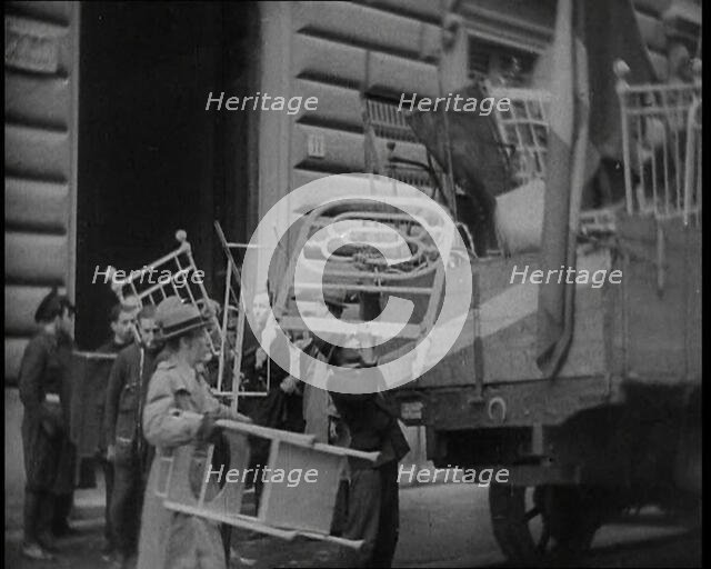 People Donating Scrap Metal For the War Effort, 1936. Creator: British Pathe Ltd.