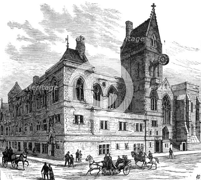Townhall of Dover, opened by the Duke and Duchess of Connaught, 1883. Creator: Unknown.