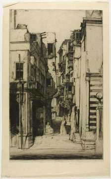 Street in Cairo, 1910. Creator: David Young Cameron.