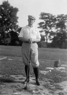 Owen, Robert Latham, Senator from Oklahoma, 1907-1925 - Golfing, 1917. Creator: Harris & Ewing.