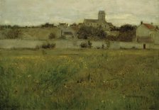 View of Auvers-sur-Oise, c1894. Creator: Eugen Jettel.