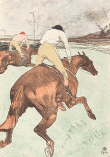 The Jockey (Le jockey), 1899. Creator: Henri de Toulouse-Lautrec.