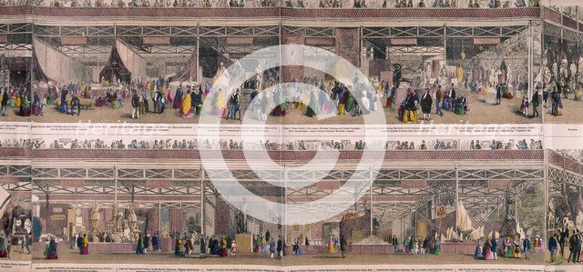 Great Exhibition, Crystal Palace, Hyde Park, London, 1851. Artist: Anon