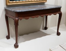 Marble-slab Table, 1750/90. Creator: Unknown.