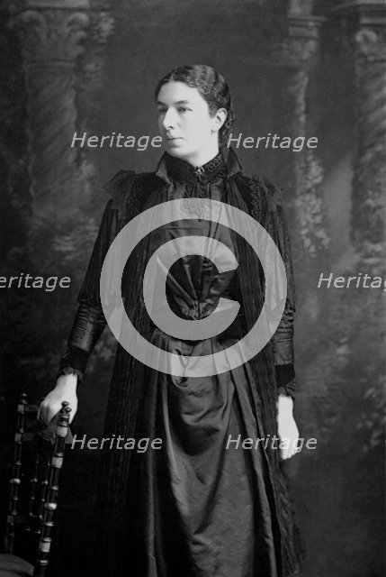 Mary Augusta Ward, English novelist and social worker, c1890. Artist: Unknown