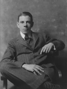 Davenport, McHarg, Mr., portrait photograph, 1916. Creator: Arnold Genthe.