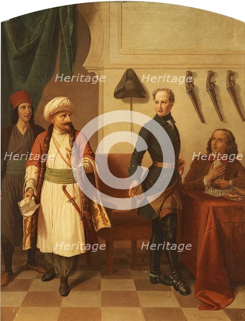 King Charles XII at Bender.