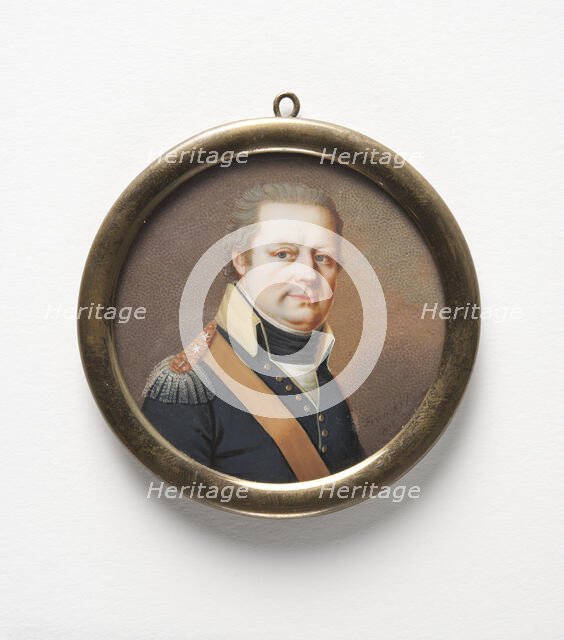 Baron Carl Fredrik Bennet, Major, Master of the Royal Household, 1803. Creator: Liepmann Fraenckel.