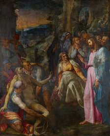 Raising Of Lazarus, 1592. Creator: Girolamo Muziano.