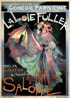 Loïe Fuller as Salomé, 1895. Artist: Feure, Georges de (1868–1928)