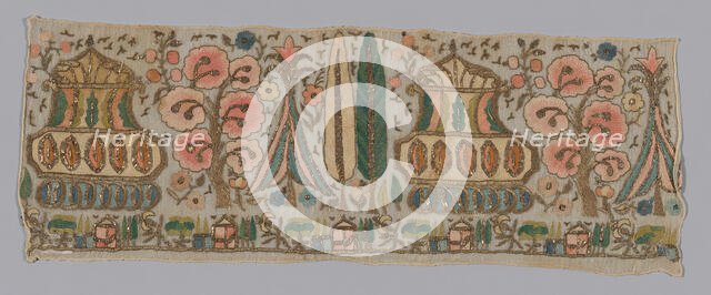 Fragment (Towel End), Turkey, 19th century. Creator: Unknown.