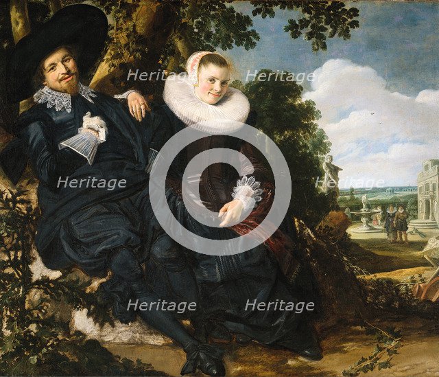 Marriage portrait of Isaac Abrahamsz Massa and Beatrix van der Laen', 1622. Creator: Hals, Frans I (1581-1666).