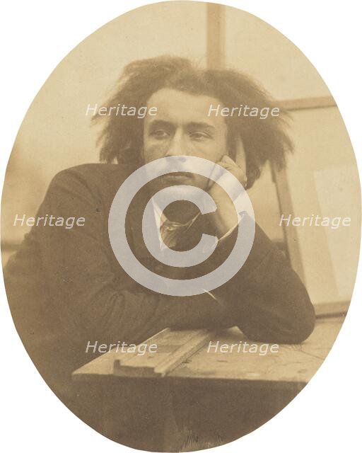 Charles Delahaye, c. 1857. Creator: Charles Marville.