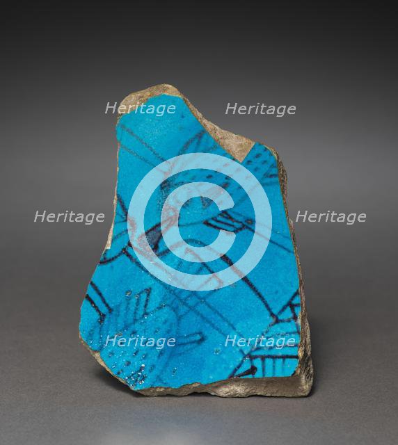 Marsh Bowl Fragment, 1479-1429 BC. Creator: Unknown.