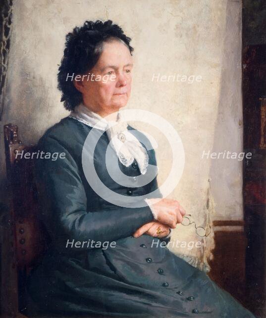 Portrait Of The Artist's Mother, 1885. Creator: Charles Gogin.