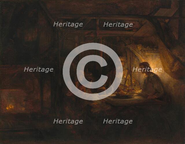 Philemon and Baucis, 1658. Creator: Rembrandt Harmensz van Rijn.