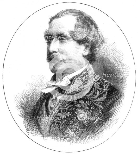 Count de Jarnac, French Ambassador in London, 1875. Artist: R&E Taylor