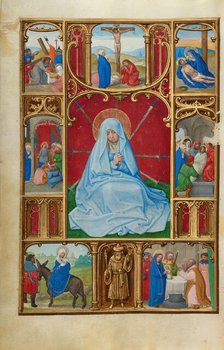 The Seven Sorrows of the Virgin; Prayer Book of Cardinal Albrecht of Brandenburg, about 1525-1530. Creator: Simon Bening.