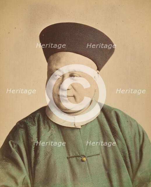 [Chinese Gentleman], 1870s. Creator: Baron Raimund von Stillfried.