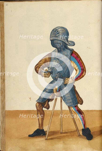 A Man in Armor, about 1560-1570. Creator: Unknown.