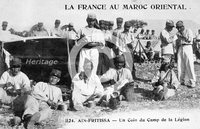 The Camp of the Foreign Legion, Ain Fritissa, Morocco, 20th century. Artist: Unknown