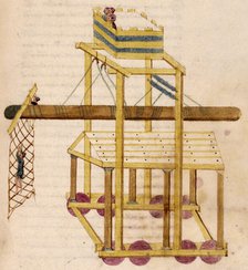 A siege tower, 16th century. Creator: Unknown.