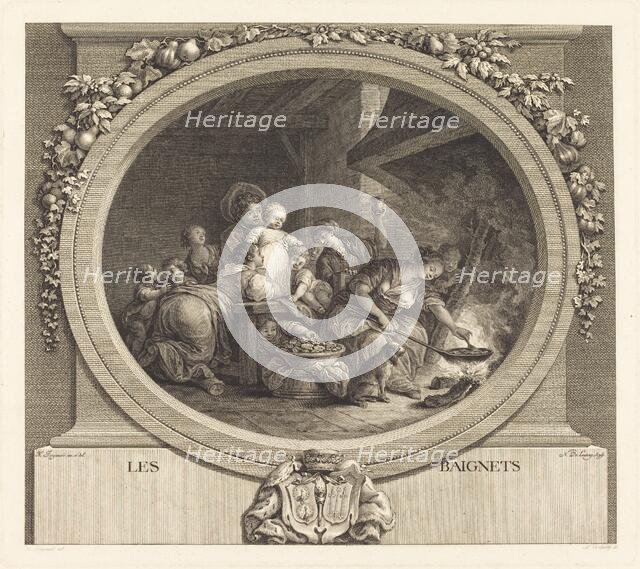 Les Baignets, probably 1782. Creator: Nicolas Delaunay.