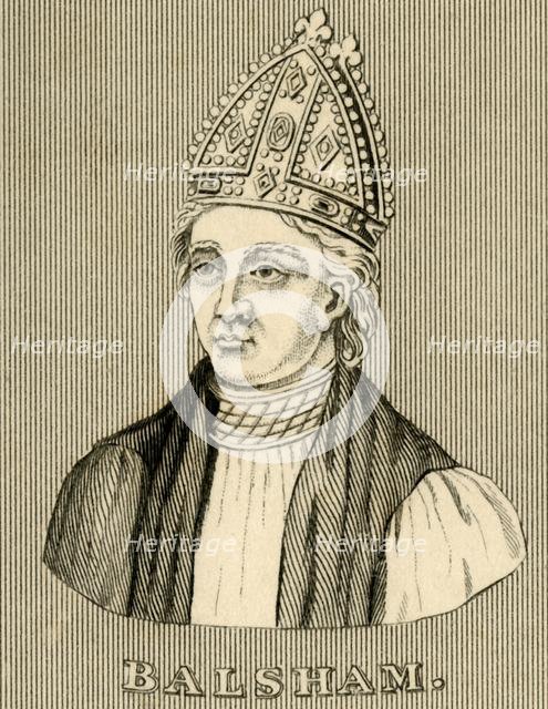 'Balsham', (died 1286), 1830. Creator: Unknown.