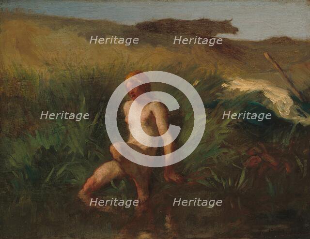 The Bather, 1846/1848. Creator: Jean Francois Millet.