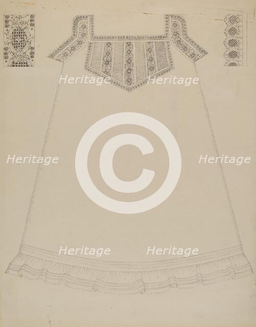 Chemise, c. 1937. Creator: Evelyn Bailey.